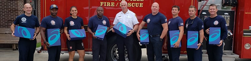 group of fire fighters