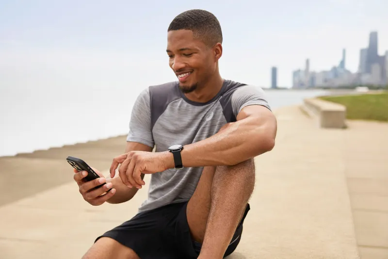 ASICS Model Wearing ASICS Training Gear.